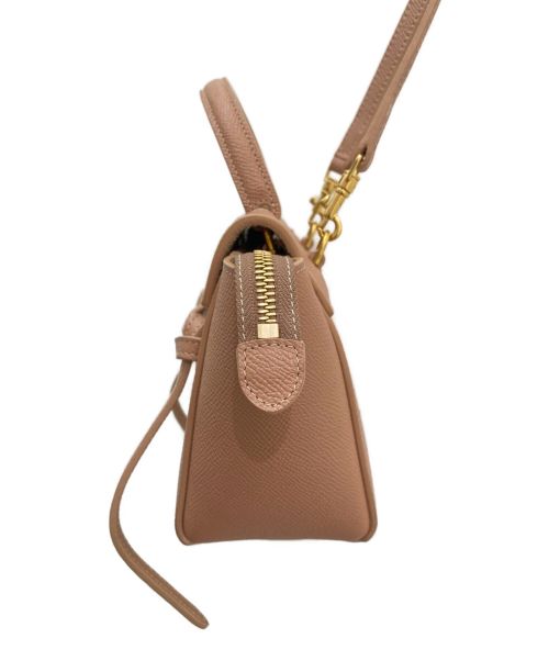 CELINE（セリーヌ）CELINE (セリーヌ) ピコベルトバッグ デザートローズの古着・服飾アイテム