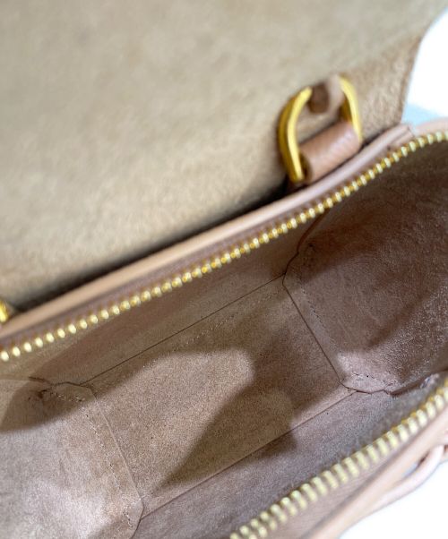 CELINE（セリーヌ）CELINE (セリーヌ) ピコベルトバッグ デザートローズの古着・服飾アイテム