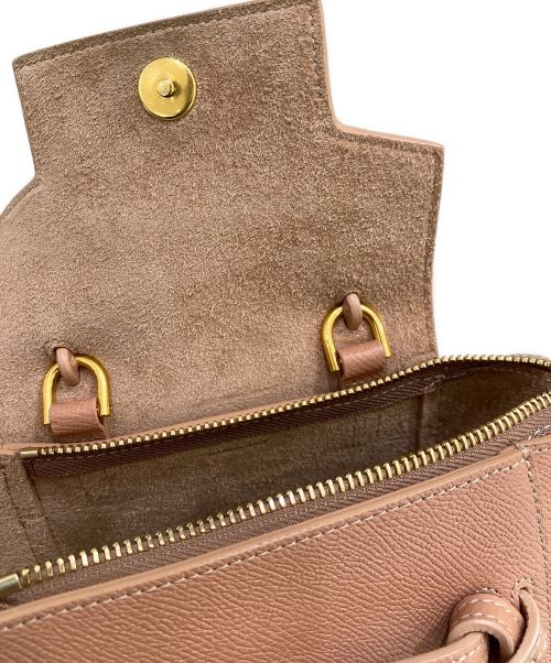 CELINE（セリーヌ）CELINE (セリーヌ) ピコベルトバッグ デザートローズの古着・服飾アイテム