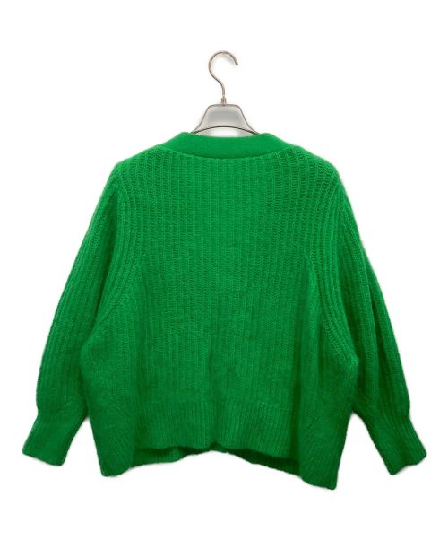 Diagram（ダイアグラム）Diagram (ダイアグラム) ビットアンゴラニットカーディガン グリーン サイズ:36の古着・服飾アイテム