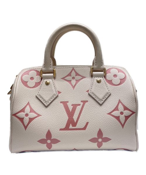 LOUIS VUITTON（ルイ ヴィトン）LOUIS VUITTON (ルイ ヴィトン) スピーディ・バンドリエール 20 アイボリー×ピンク サイズ:20の古着・服飾アイテム