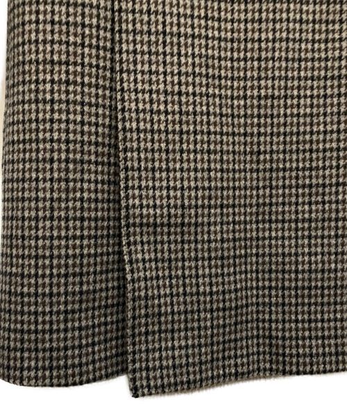 Saint Laurent Paris（サンローランパリ）Saint Laurent Paris (サンローランパリ) ハウンドトゥースダブルブレストウールコート/14AW/エディ期/Archive グレー サイズ:44の古着・服飾アイテム