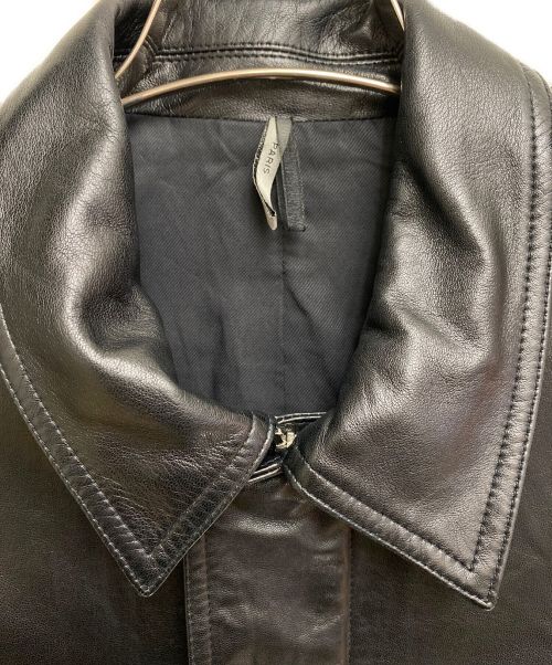 DIOR HOMME（ディオール オム）Dior Homme (ディオール オム) ラムレザージャケット ブラック サイズ:44の古着・服飾アイテム