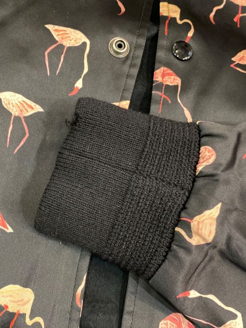 Saint Laurent Paris（サンローランパリ）Saint Laurent Paris (サンローランパリ) サテンフラミンゴボンバージャケット ブラック サイズ:44の古着・服飾アイテム