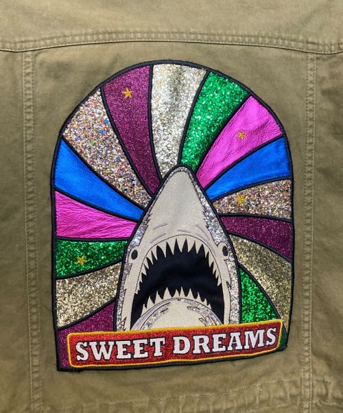 Saint Laurent Paris（サンローランパリ）Saint Laurent Paris (サンローランパリ) SWEET DREAMSミリタリージャケット カーキ サイズ:44の古着・服飾アイテム