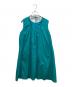 THREE DOTS（スリードッツ）の古着「Cotton loan flair dress」｜グリーン