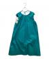 THREE DOTS (スリードッツ) Cotton loan flair dress グリーン サイズ:S 未使用品：2500円