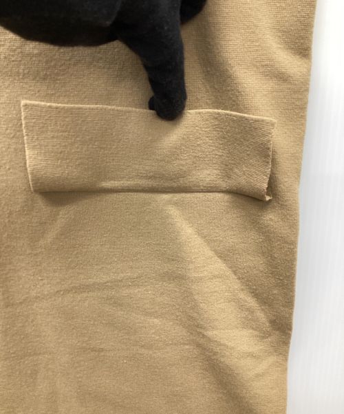 UNTITLED（アンタイトル）UNTITLED (アンタイトル) ミラノリブニット ジャンパースカート ベージュ サイズ:2の古着・服飾アイテム