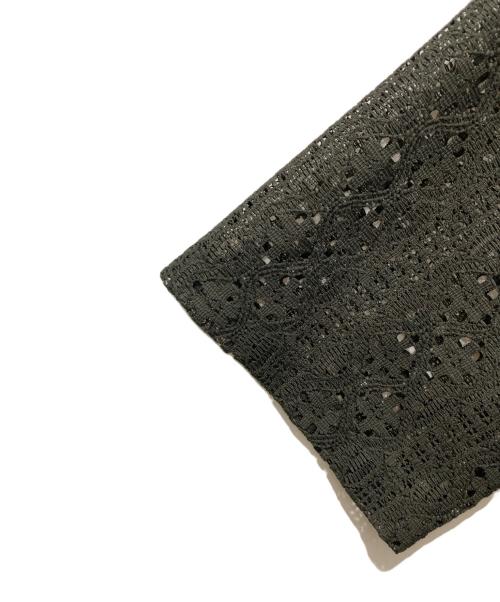 Uhr（ウーア）Uhr (ウーア) Back Open Lace Dress/バックオープンレースドレス グリーン サイズ:36の古着・服飾アイテム