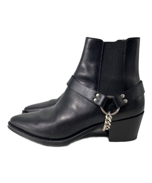 CELINE（セリーヌ）CELINE (セリーヌ) カマルグ バイカー チェルシーブーツ ブラック サイズ:41の古着・服飾アイテム