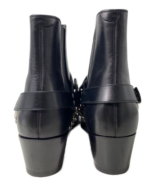 CELINE（セリーヌ）CELINE (セリーヌ) カマルグ バイカー チェルシーブーツ ブラック サイズ:41の古着・服飾アイテム