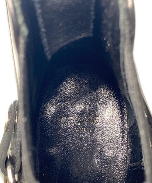CELINE（セリーヌ）CELINE (セリーヌ) カマルグ バイカー チェルシーブーツ ブラック サイズ:41の古着・服飾アイテム