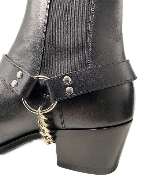 CELINE（セリーヌ）CELINE (セリーヌ) カマルグ バイカー チェルシーブーツ ブラック サイズ:41の古着・服飾アイテム
