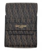 Saint Laurent Parisサンローランパリ）の古着「モノグラムシガレットケース ART376030」｜ブラウン