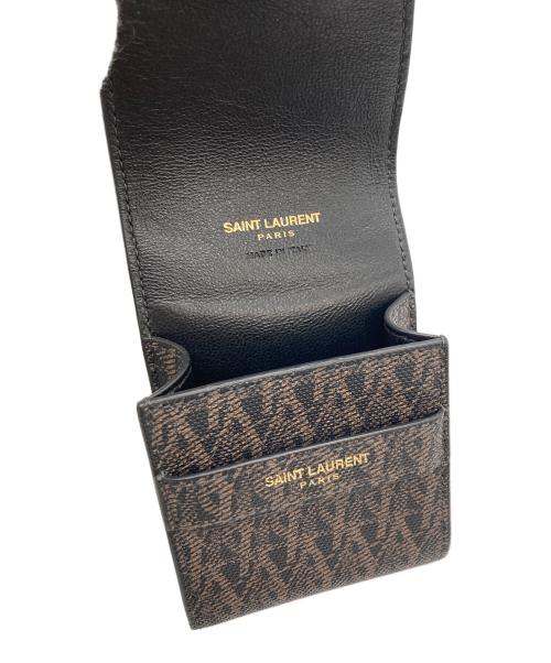 Saint Laurent Paris（サンローランパリ）Saint Laurent Paris (サンローランパリ) モノグラムシガレットケース ART376030 ブラウンの古着・服飾アイテム