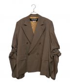 JUNYA WATANABE COMME des GARCONSジュンヤワタナベ コムデギャルソン）の古着「ポンチョジャケット」｜ブラウン