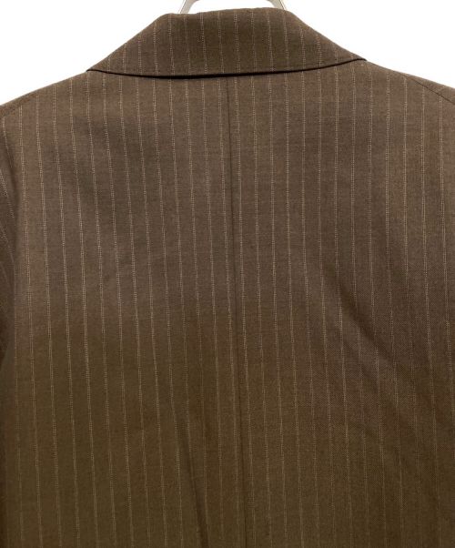 JUNYA WATANABE COMME des GARCONS（ジュンヤワタナベ コムデギャルソン）JUNYA WATANABE COMME des GARCONS (ジュンヤワタナベ コムデギャルソン) ポンチョジャケット ブラウン サイズ:Sの古着・服飾アイテム