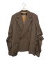 JUNYA WATANABE COMME des GARCONS（ジュンヤワタナベ コムデギャルソン）の古着「ポンチョジャケット」｜ブラウン