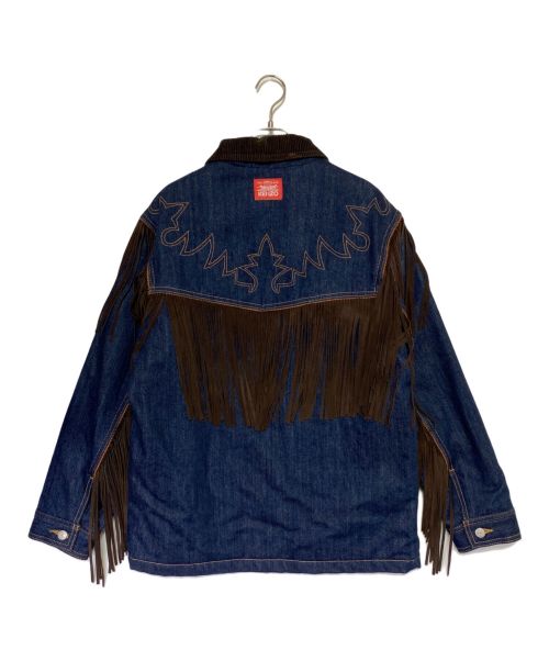 KENZO（ケンゾー）KENZO (ケンゾー) LEVI'S (リーバイス) FRINGE JACKET インディゴ サイズ:Sの古着・服飾アイテム