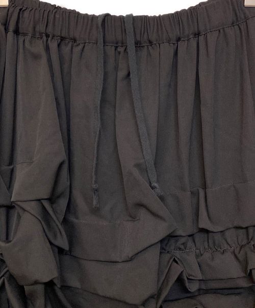 COMME des GARCONS COMME des GARCONS（コムデギャルソン コムデギャルソン）COMME des GARCONS COMME des GARCONS (コムデギャルソン コムデギャルソン) 変形ティアードフリルロングスカート ブラック サイズ:Sの古着・服飾アイテム
