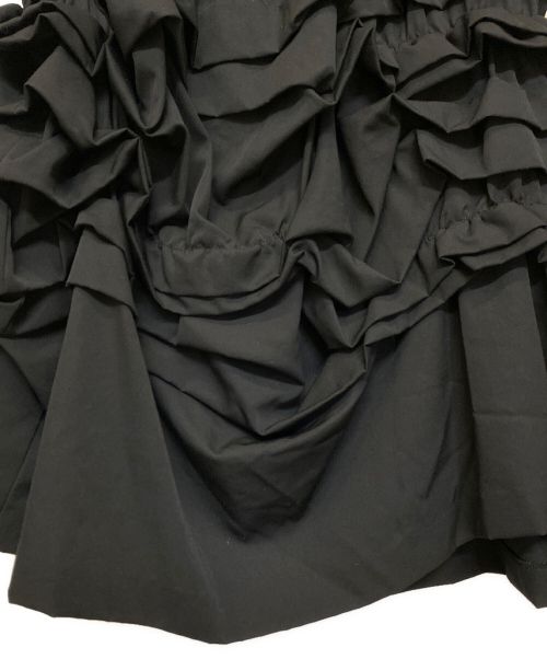 COMME des GARCONS COMME des GARCONS（コムデギャルソン コムデギャルソン）COMME des GARCONS COMME des GARCONS (コムデギャルソン コムデギャルソン) 変形ティアードフリルロングスカート ブラック サイズ:Sの古着・服飾アイテム