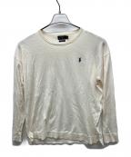 POLO RALPH LAURENポロ・ラルフローレン）の古着「刺繍ニット」｜アイボリー