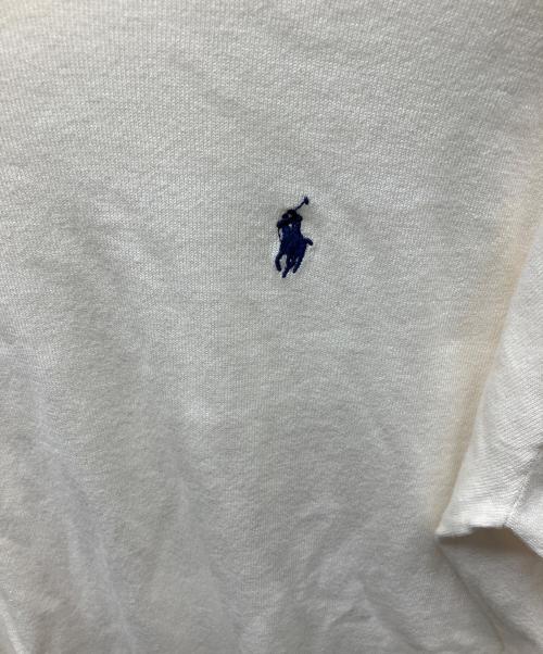 POLO RALPH LAUREN（ポロ・ラルフローレン）POLO RALPH LAUREN (ポロ・ラルフローレン) 刺繍ニット アイボリー サイズ:Lの古着・服飾アイテム