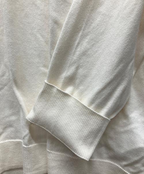 POLO RALPH LAUREN（ポロ・ラルフローレン）POLO RALPH LAUREN (ポロ・ラルフローレン) 刺繍ニット アイボリー サイズ:Lの古着・服飾アイテム