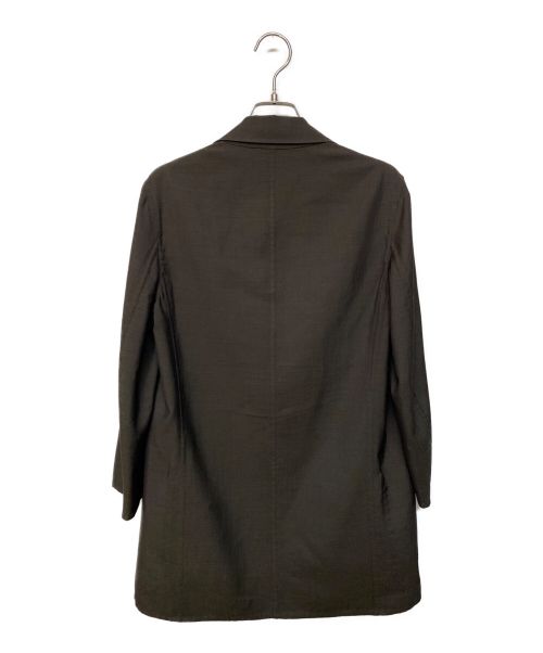 HERMES（エルメス）HERMES (エルメス) マルジェラ期/Archive/ボタンレスジャケット ブラウン サイズ:34の古着・服飾アイテム