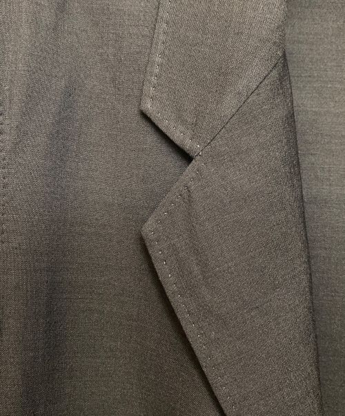HERMES（エルメス）HERMES (エルメス) マルジェラ期/Archive/ボタンレスジャケット ブラウン サイズ:34の古着・服飾アイテム