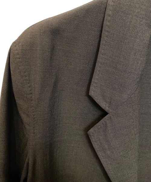 HERMES（エルメス）HERMES (エルメス) マルジェラ期/Archive/ボタンレスジャケット ブラウン サイズ:34の古着・服飾アイテム