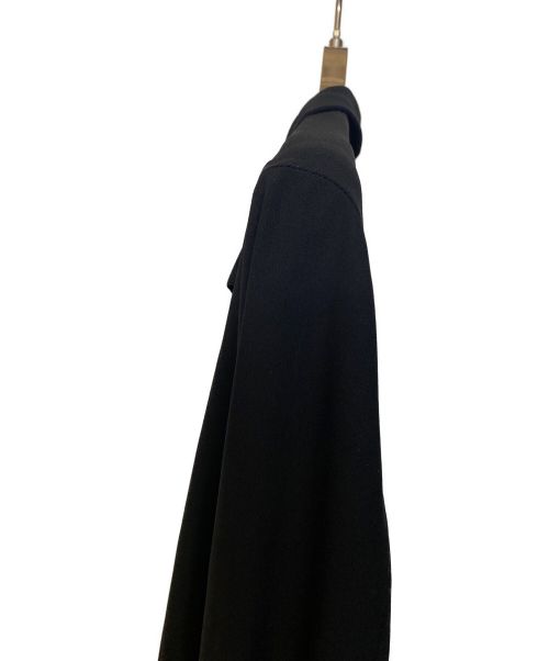 HERMES（エルメス）HERMES (エルメス) レイヤードボタンレスジャケット/マルジェラ期/Archive ブラック サイズ:34の古着・服飾アイテム