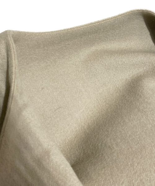 HERMES（エルメス）HERMES (エルメス) カシミヤノーカラーコート/マルジェラ期/Archive ベージュ サイズ:34の古着・服飾アイテム