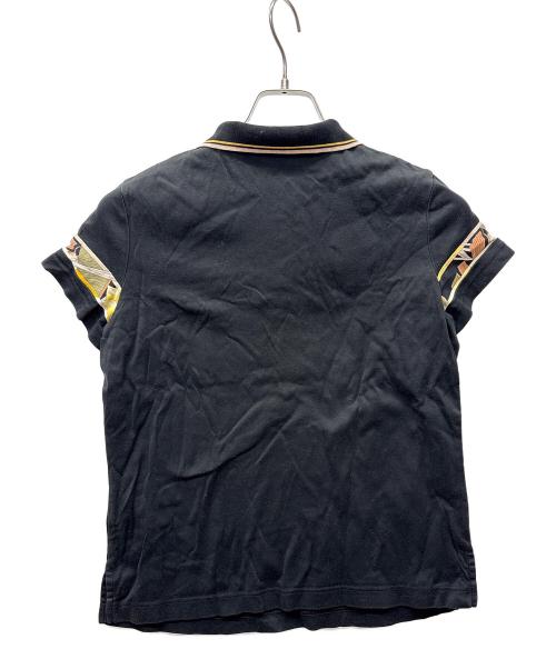 LEONARD SPORT（レオナール スポーツ）LEONARD SPORT (レオナール スポーツ) ハーフジップシャツ ブラック サイズ:40の古着・服飾アイテム