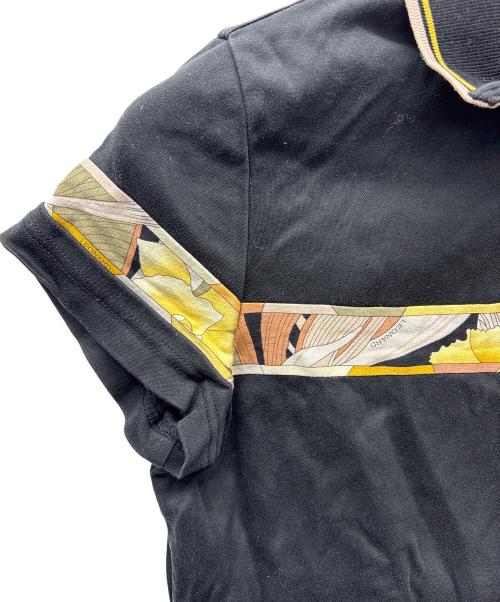 LEONARD SPORT（レオナール スポーツ）LEONARD SPORT (レオナール スポーツ) ハーフジップシャツ ブラック サイズ:40の古着・服飾アイテム