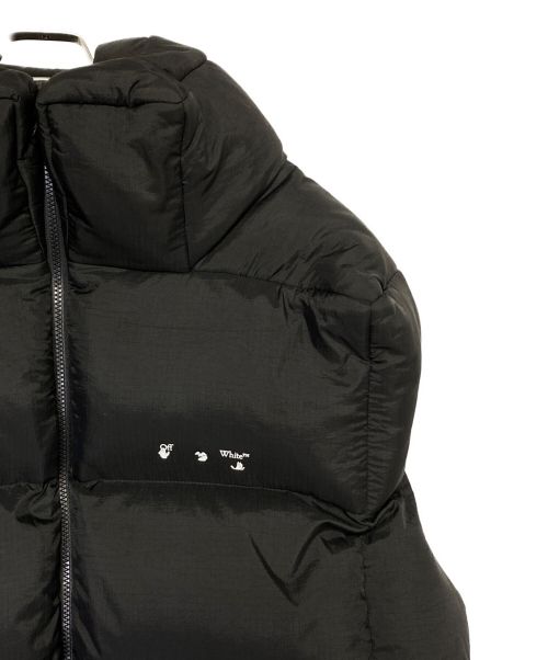 OFFWHITE（オフホワイト）OFFWHITE (オフホワイト) ナイロンオーバーサイズダウンベスト ブラック サイズ:Sの古着・服飾アイテム