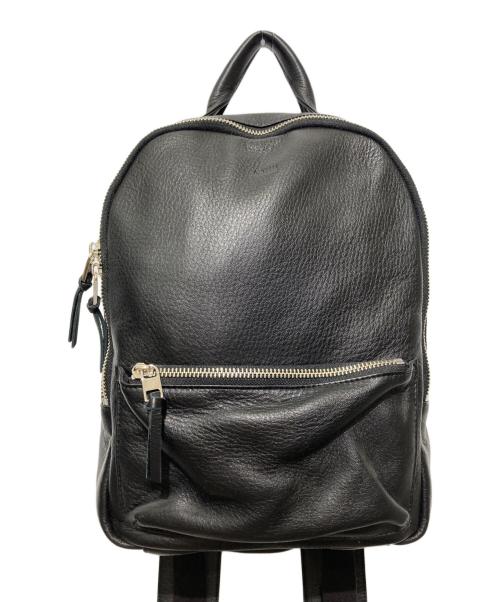 Ch!iii（チー）Ch!iii (チー) レザーバックパック / レザーリュック ブラックの古着・服飾アイテム