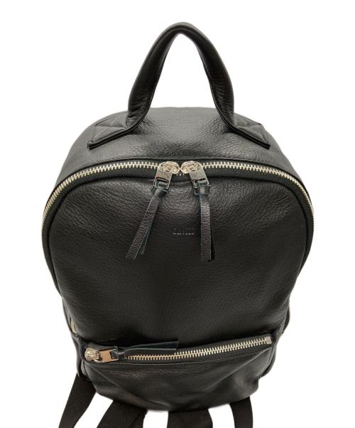 Ch!iii（チー）Ch!iii (チー) レザーバックパック / レザーリュック ブラックの古着・服飾アイテム