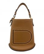 DELVAUXデルヴォー）の古着「Pin Mini Bucket Surpique」｜Vegetal - Ivory(キャメル