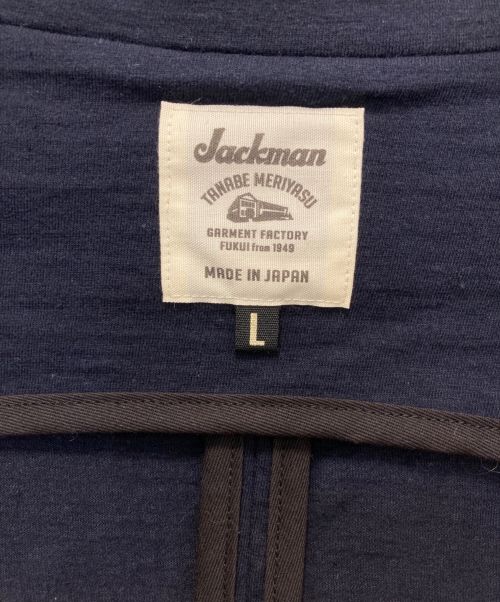 JACKMAN（ジャックマン）JACKMAN (ジャックマン) ストレッチジャケット ネイビー サイズ:Lの古着・服飾アイテム
