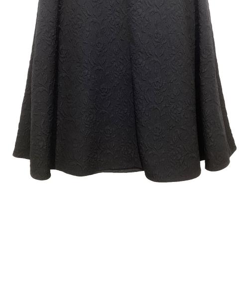 martinique（マルティニーク）martinique (マルティニーク) フラワージャガードタックスカート ブラック サイズ:1の古着・服飾アイテム