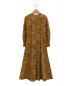 CLANE（クラネ）の古着「FLOW FLOWER JACQUARD ONE PIECE」｜イエロー