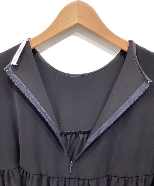 YOKO CHAN（ヨーコチャン）YOKO CHAN (ヨーコチャン) ヘムスカラップ ブラウス ブラック サイズ:38の古着・服飾アイテム