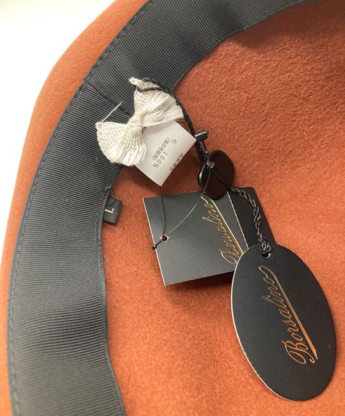 BORSALINO（ボルサリーノ）BORSALINO (ボルサリーノ) ラビットフェルトハット ブラウン サイズ:Lの古着・服飾アイテム