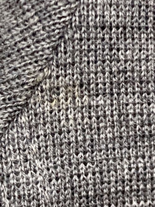 LARDINI（ラルディーニ）LARDINI (ラルディーニ) ニット2Bジャケット グレー サイズ:Ⅿの古着・服飾アイテム