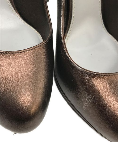 sergio rossi（セルジオロッシ）sergio rossi (セルジオロッシ) ヒールパンプス ブラウン サイズ:36 1/2の古着・服飾アイテム