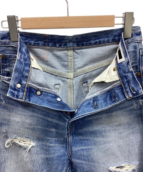 H BEAUTY&YOUTH（エイチ ビューティー&ユース）H BEAUTY&YOUTH (エイチ ビューティー&ユース) DISTRESSED DENIM 5P PANTS インディゴ サイズ:Sの古着・服飾アイテム
