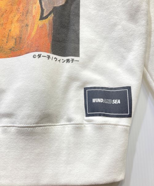 WIND AND SEA（ウィンダンシー）WIND AND SEA (ウィンダンシー) THE CONFIDENCEMAN JP × WDS Hoodie ホワイト サイズ:SIZE Sの古着・服飾アイテム