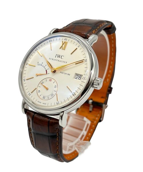IWC（アイダブリューシー）IWC (アイダブリューシー) ポートフィノ・ハンドワインド・エイトデイズ Ref.IW510103 シルバー文字盤 サイズ:45mmの古着・服飾アイテム