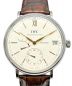 IWC（アイダブリューシー）の古着「ポートフィノ・ハンドワインド・エイトデイズ Ref.IW510103」｜シルバー文字盤